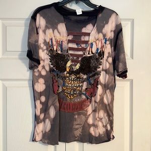 Affliction top womens